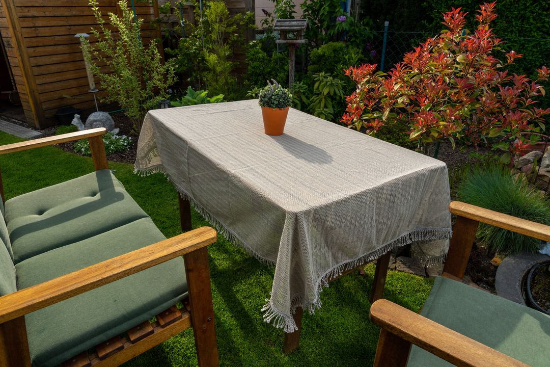 laro Gartentischdecke Wetterfest Rutschfest Eckig