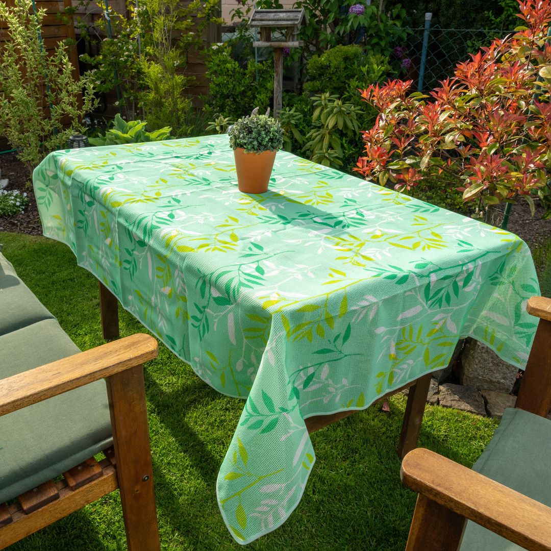 laro Gartentischdecke Wetterfest Rutschfest Eckig