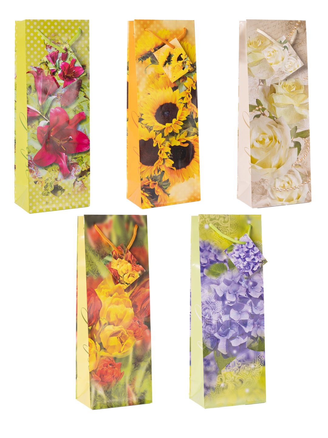 Laro Flaschentüten Blumen 10/20/40 Stk - Kreative Verpackung für besondere Momente