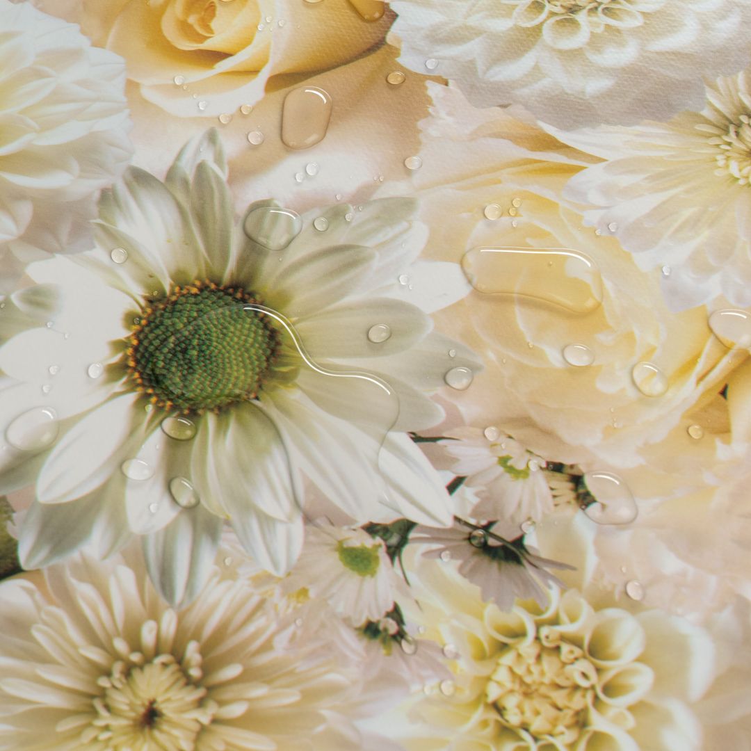 Wachstuch-Tischdecken Blumen Mix Rund 140cm