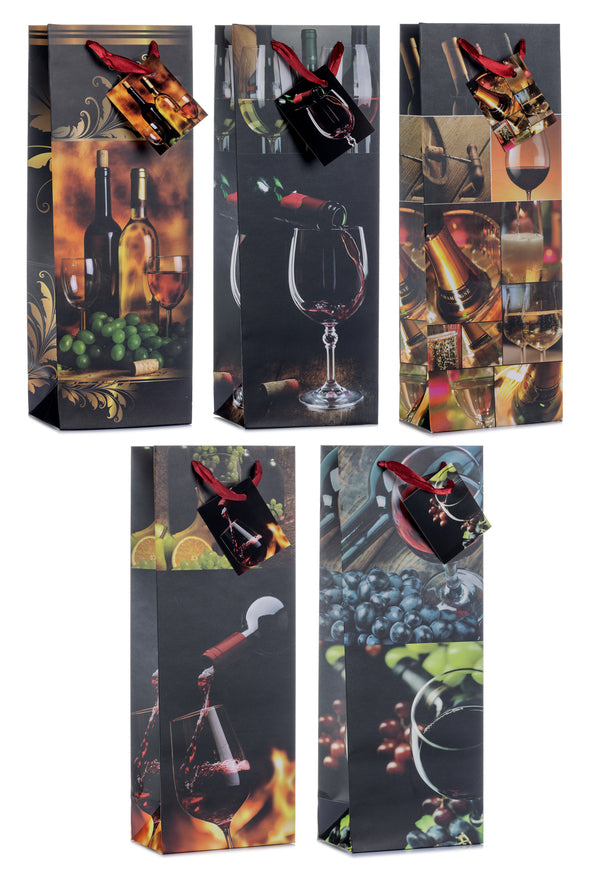 Laro Premium Flaschentüten 10-100 Stk - Exklusive Verpackung für besondere Flaschengeschenke