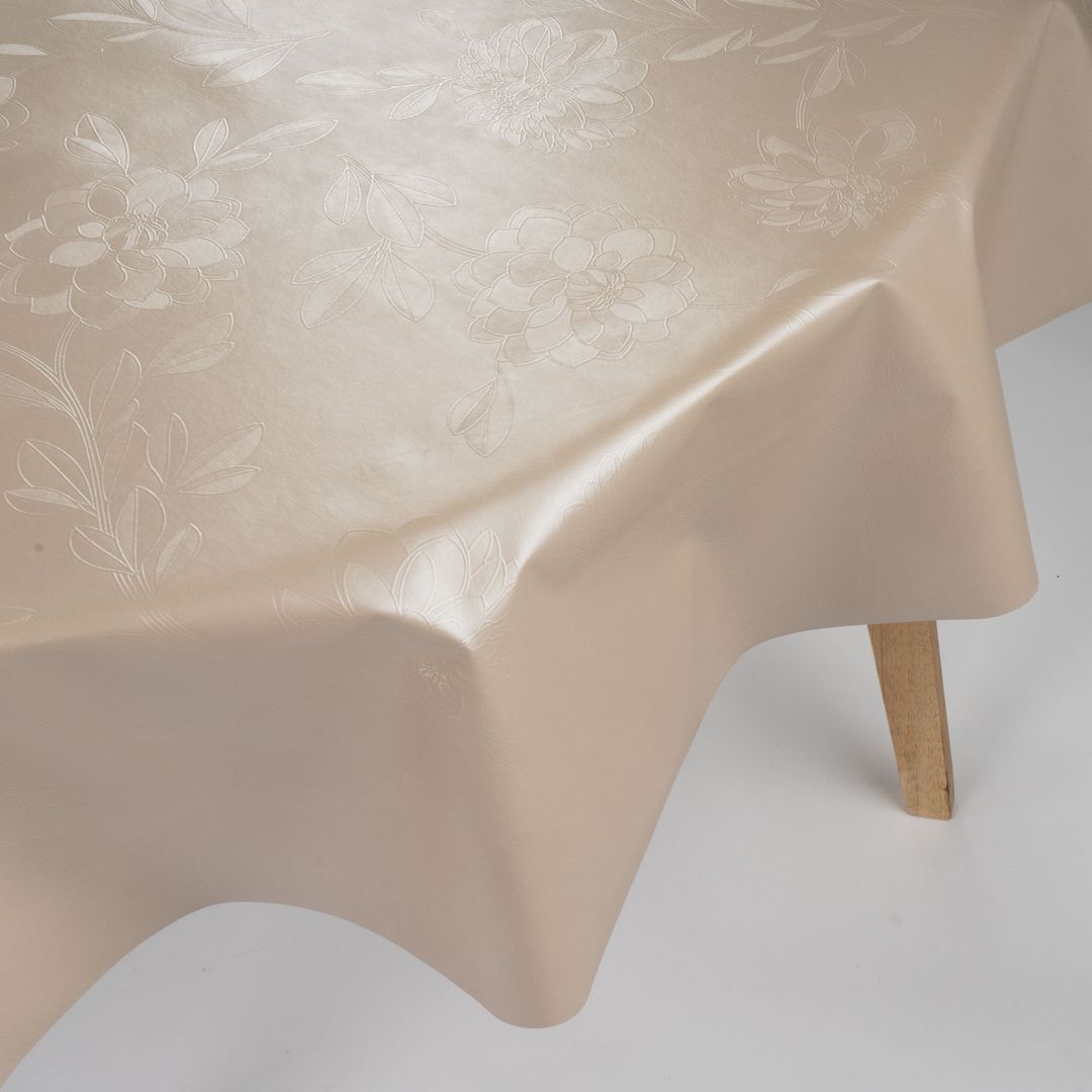 Laro rund 140 cm wachstuchtischdecke Tischdecke abwaschbar pvc
