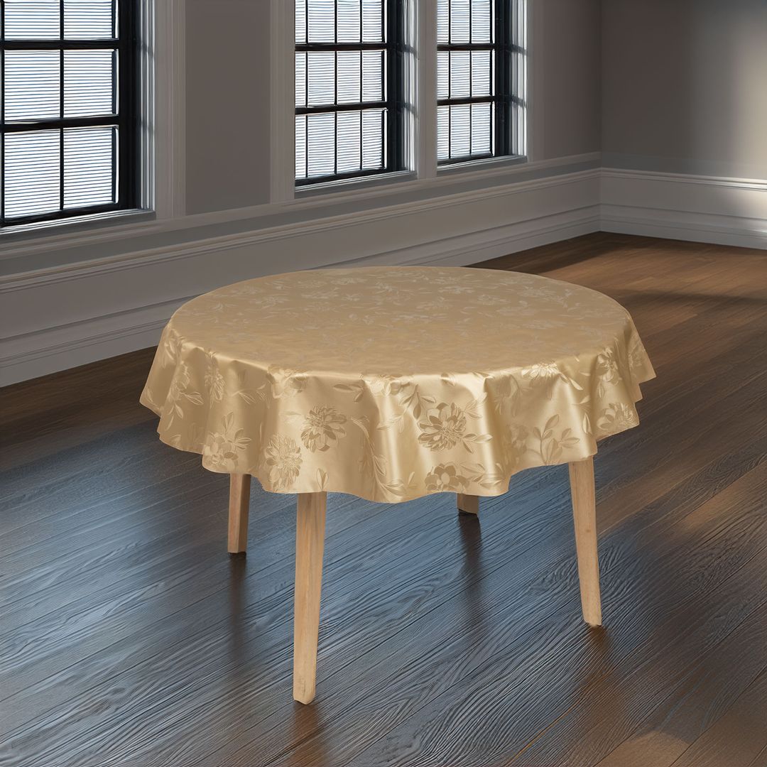 Laro rund 140 cm wachstuchtischdecke Tischdecke abwaschbar pvc