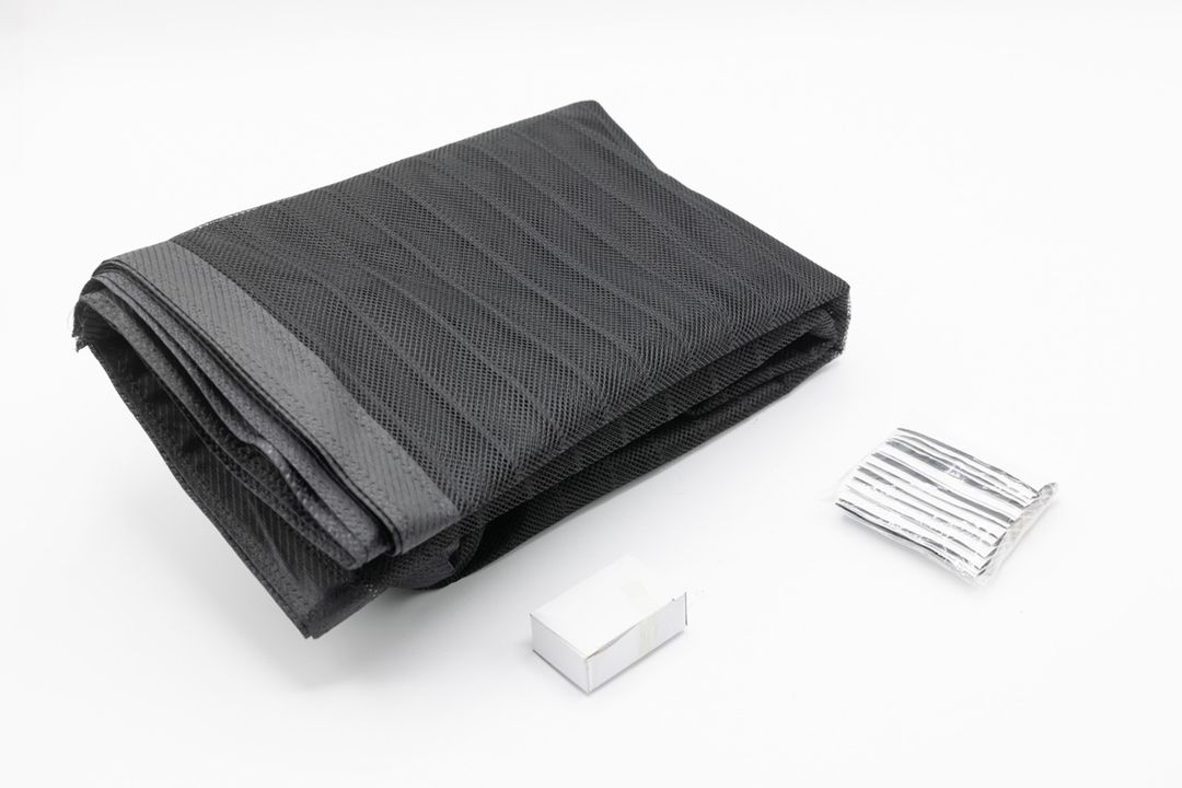 Laro Magnet Türfliegengitter Schwarz 2/5/10 Stk 100x210cm Insekten/Pollenschutz