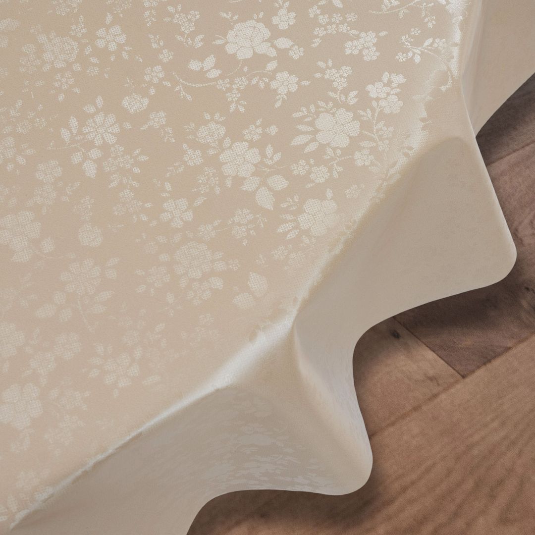 Laro rund 140 cm wachstuchtischdecke Tischdecke abwaschbar pvc