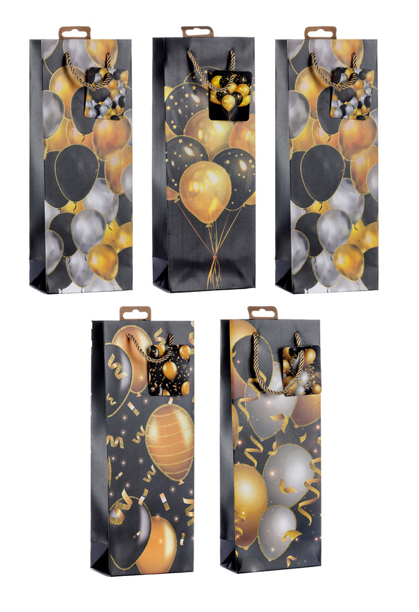 Laro Premium Flaschentüten 10-100 Stk - Exklusive Verpackung für besondere Flaschengeschenke