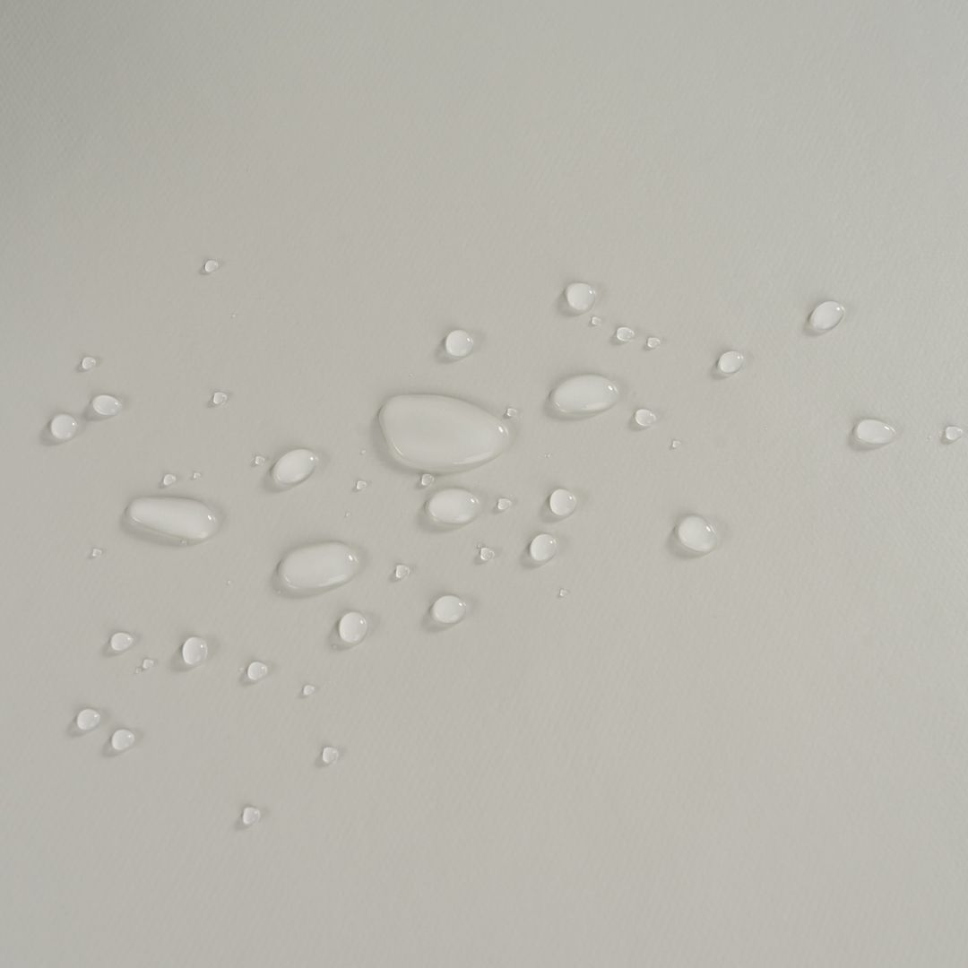 laro Rund 140 cm Wachstuchtischdecke Tischdecke Abwaschbar PVC Hochglanz Weiß Rund 140cm