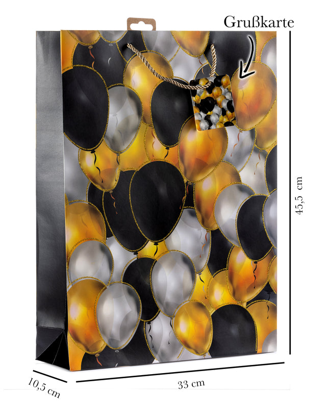 Laro Jumbo Premium Geschenktüten 10-100 Stk - Große Verpackung für außergewöhnliche Geschenke