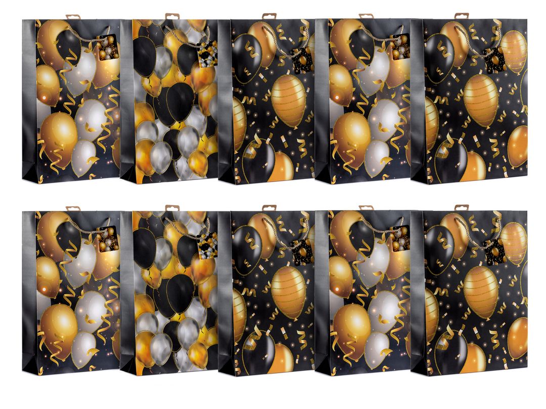 Laro Jumbo Premium Geschenktüten 10-100 Stk - Große Verpackung für außergewöhnliche Geschenke