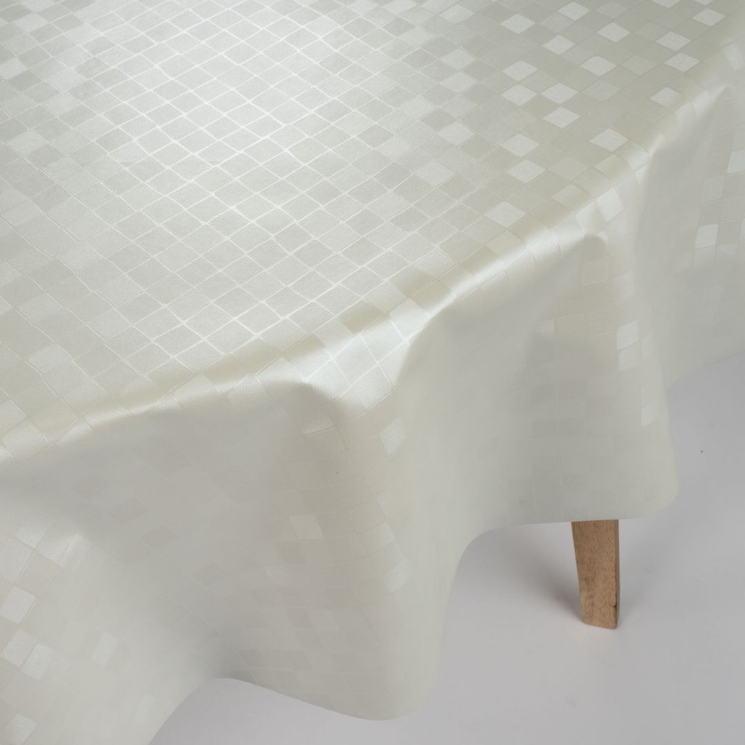 Laro rund 140 cm wachstuchtischdecke Tischdecke abwaschbar pvc