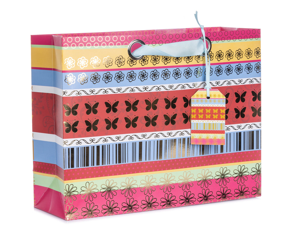 Laro Premium Querformat Geschenktüten 10-100 Stk - Kreative Verpackung für besondere Momente