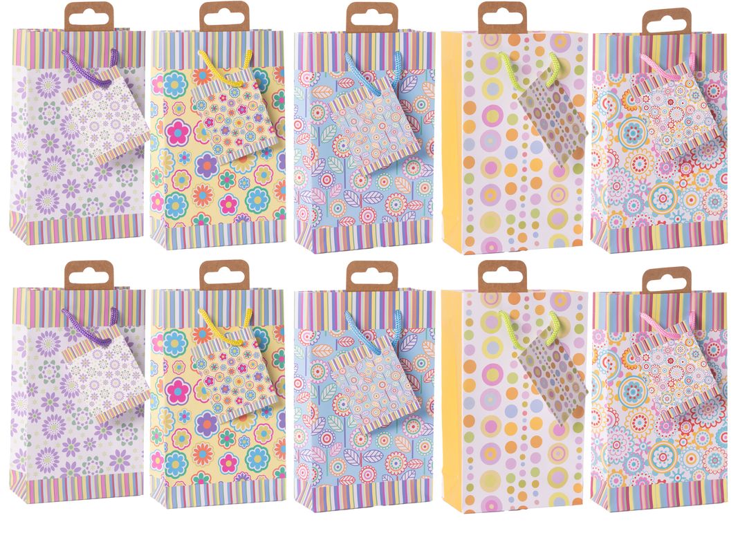 Laro Geschenktüten Mini Mandala Mini 10-100 Stk - Kreative Verpackung für besondere Momente