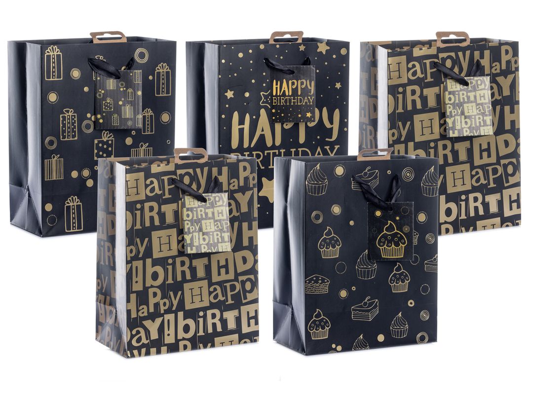 Laro Medium Premium Geschenktüten 10-100 Stk - Exklusive Verpackung für stilvolle Geschenke