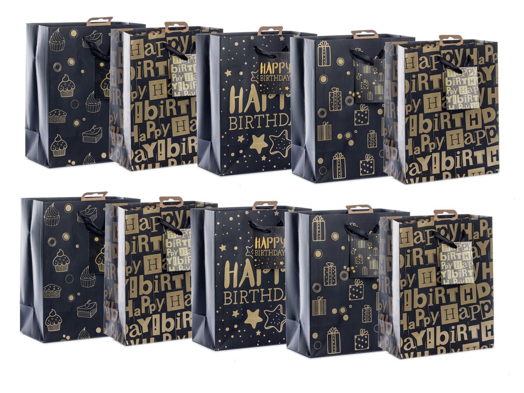 Laro Medium Premium Geschenktüten 10-100 Stk - Exklusive Verpackung für stilvolle Geschenke