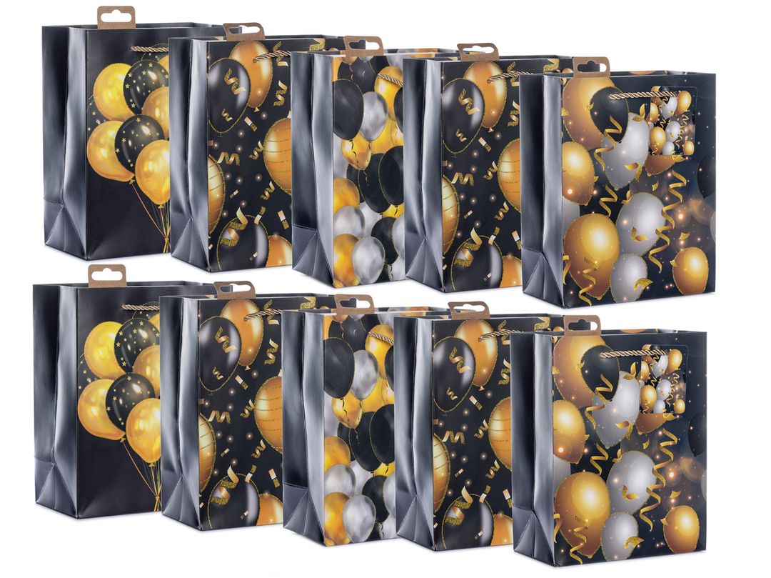 Laro Medium Premium Geschenktüten 10-100 Stk - Exklusive Verpackung für stilvolle Geschenke