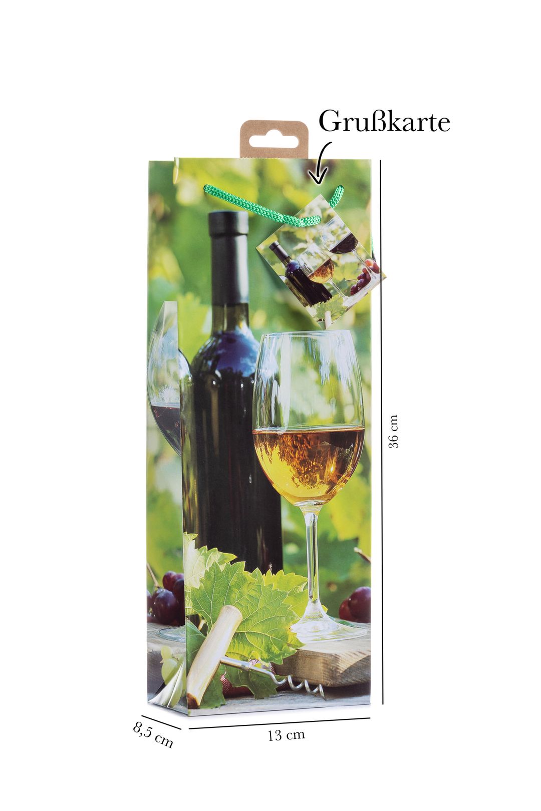 Laro Flaschentüten 10-100 Stk - Stilvolle Verpackung für Flaschengeschenke verschiedene Muster