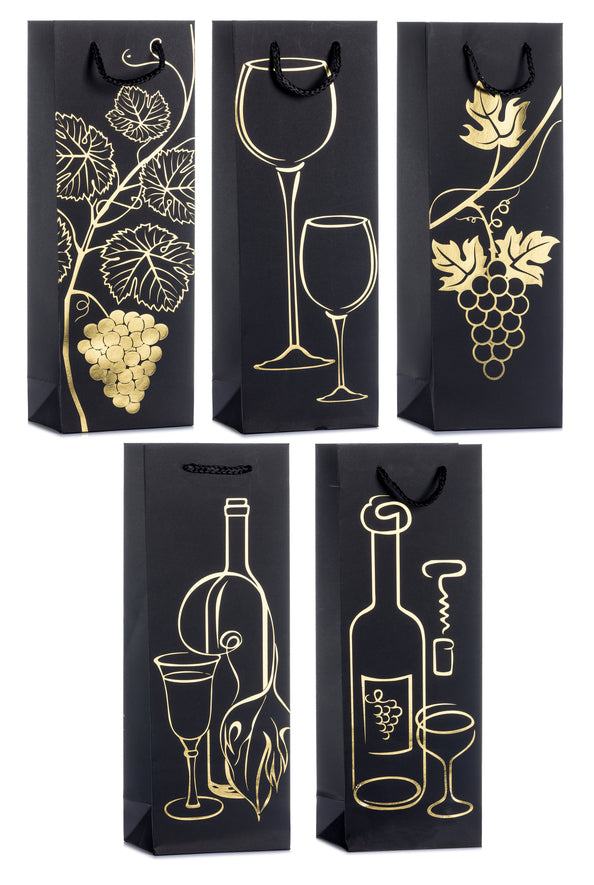 Laro Premium Flaschentüten 10-100 Stk - Exklusive Verpackung für besondere Flaschengeschenke
