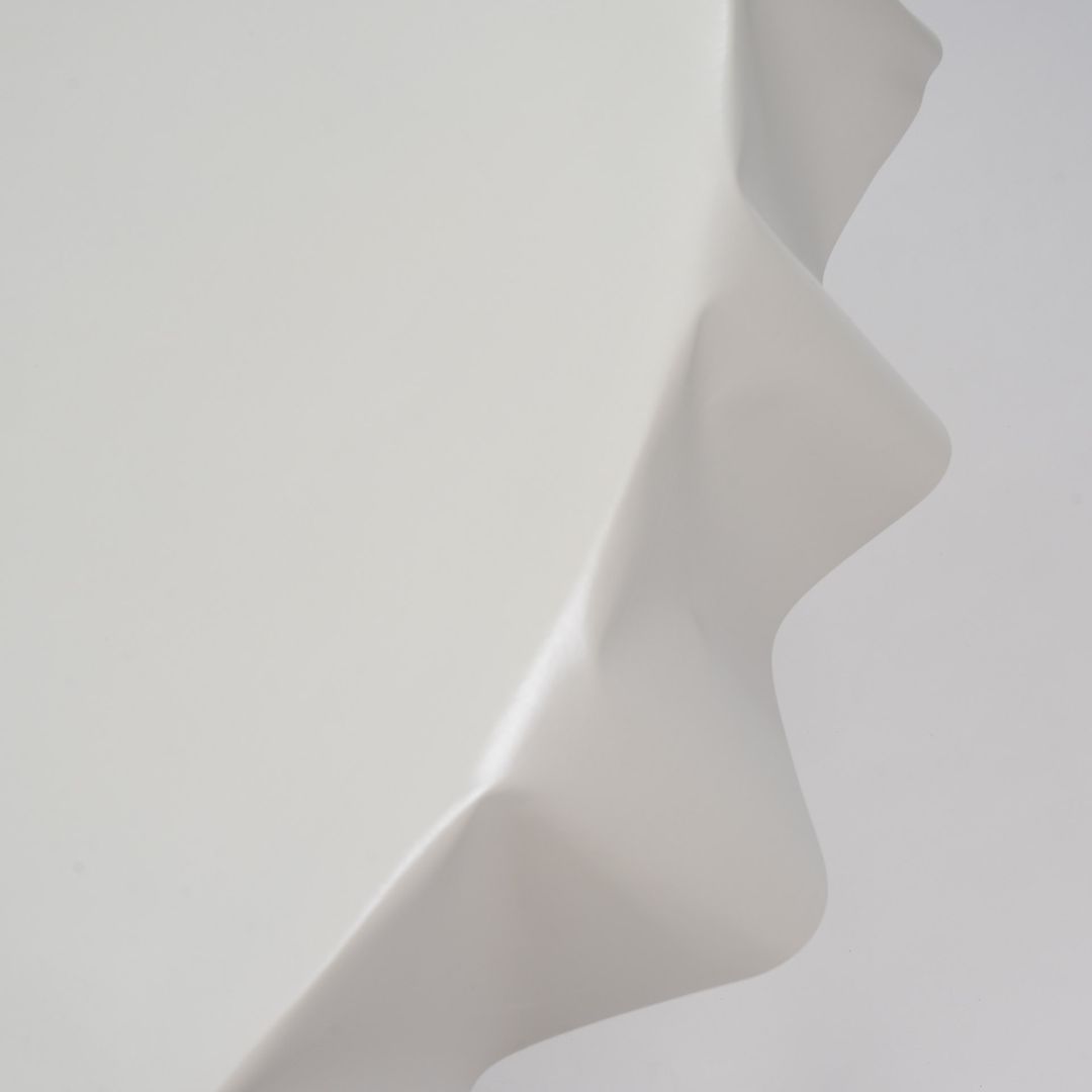 Wachstuch-Tischdecken Uni Weiß Rund 140cm