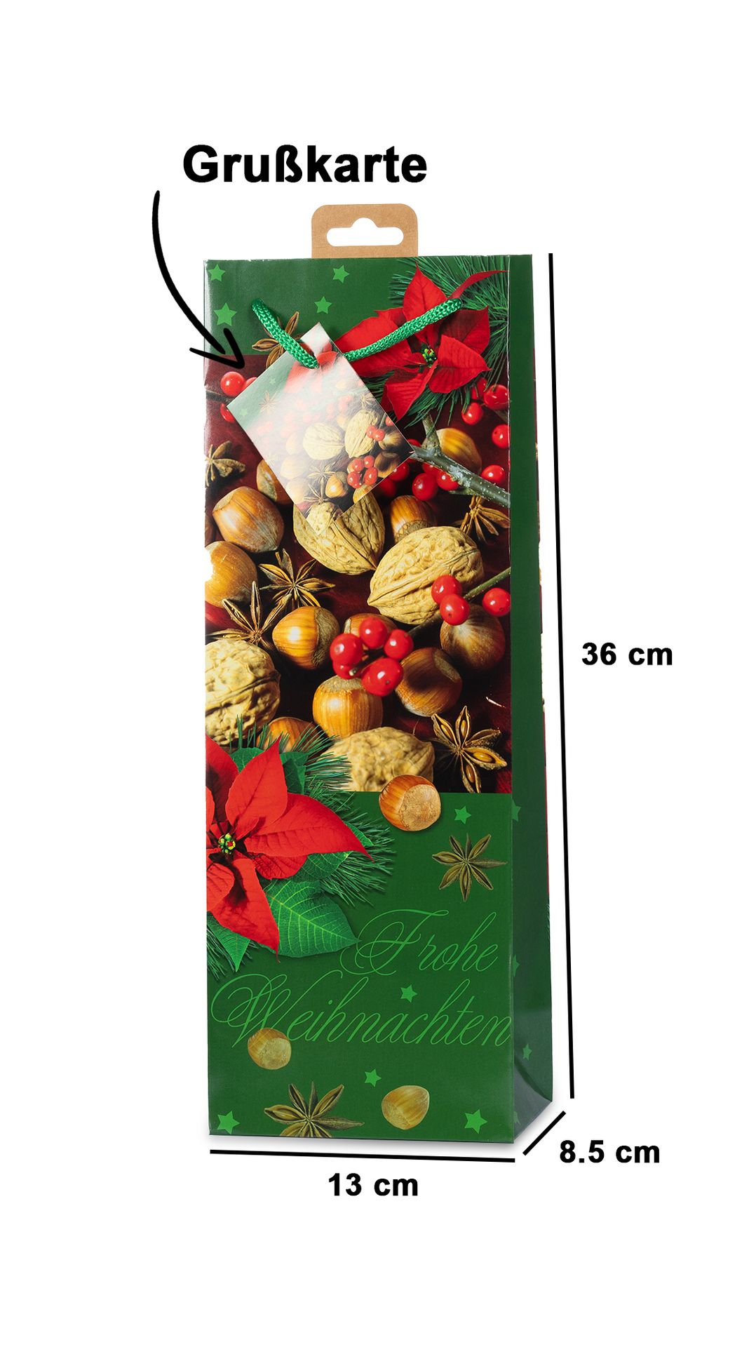 Laro Premium Geschenktaschen Geschenktüten Weihnachten 10/20/40/100 stk