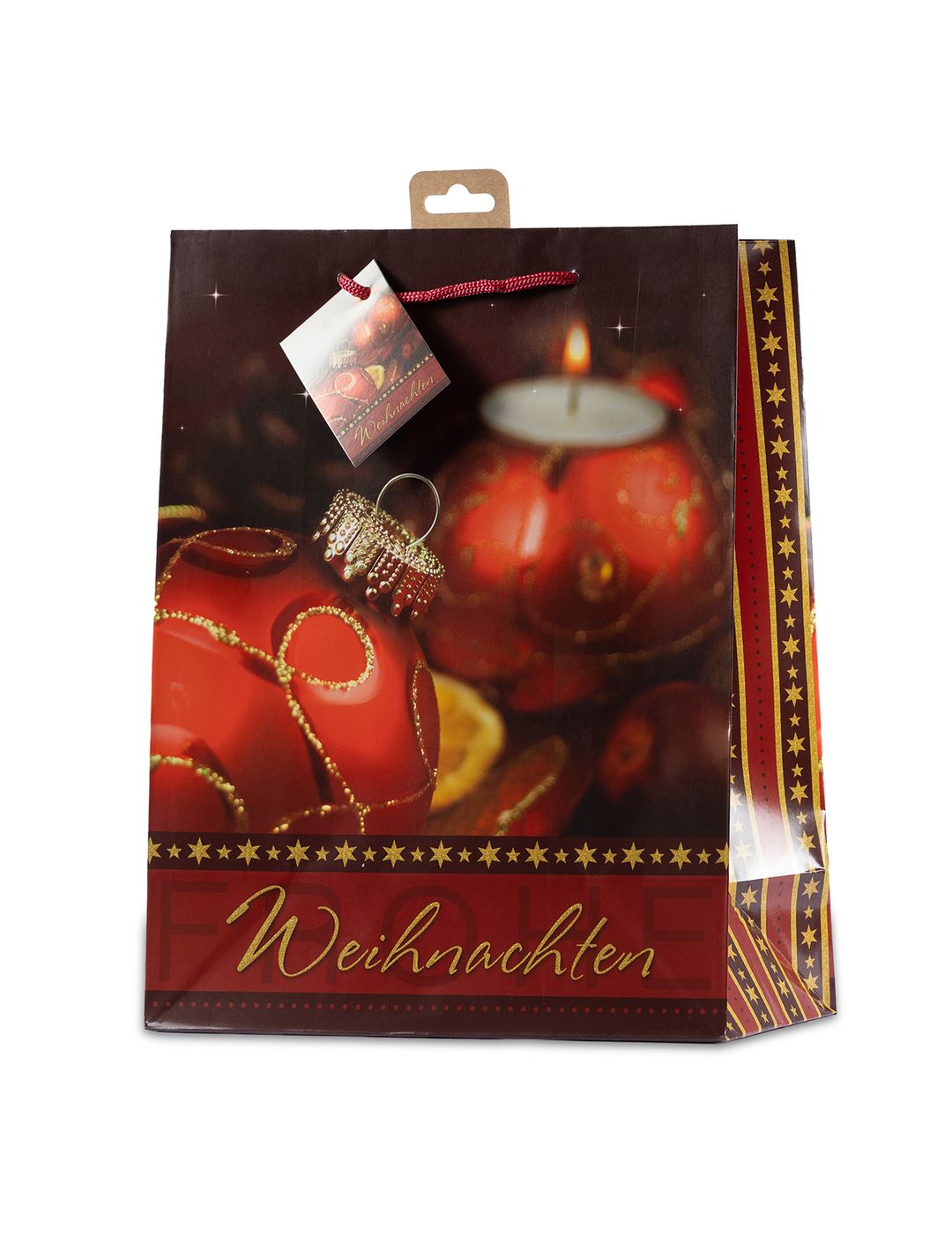 Laro Premium Line Geschenktüten Weihnachten/Deko/Advent Large 10/20/40/100stk H32x B25,5x T12,5cm
