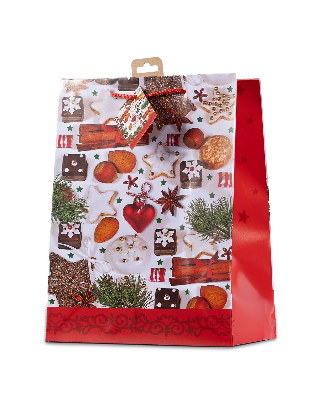 Laro Premium Line Geschenktüten Weihnachten/Deko/Advent Large 10/20/40/100stk H32x B25,5x T12,5cm