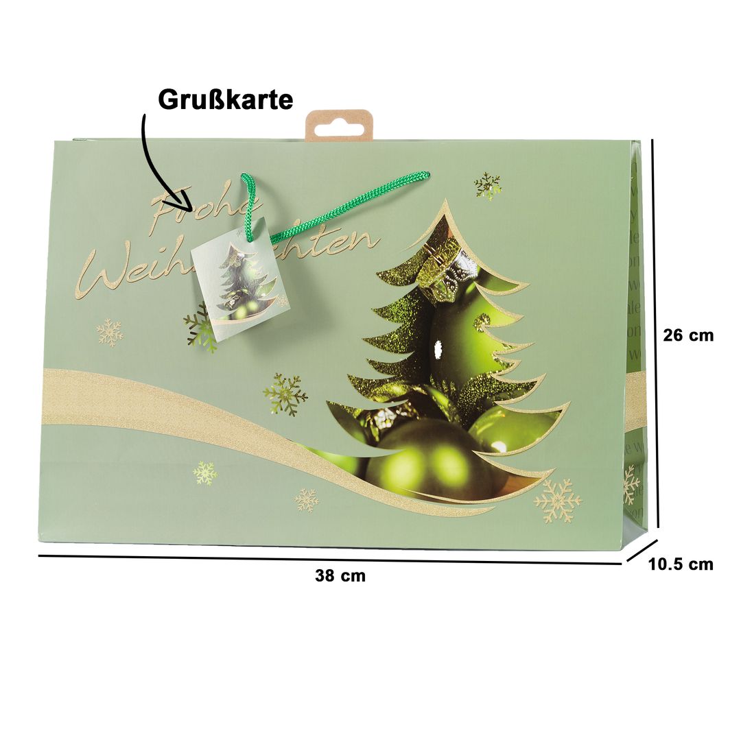Laro Premium Geschenktaschen Geschenktüten Weihnachten 10/20/40/100stk Mini