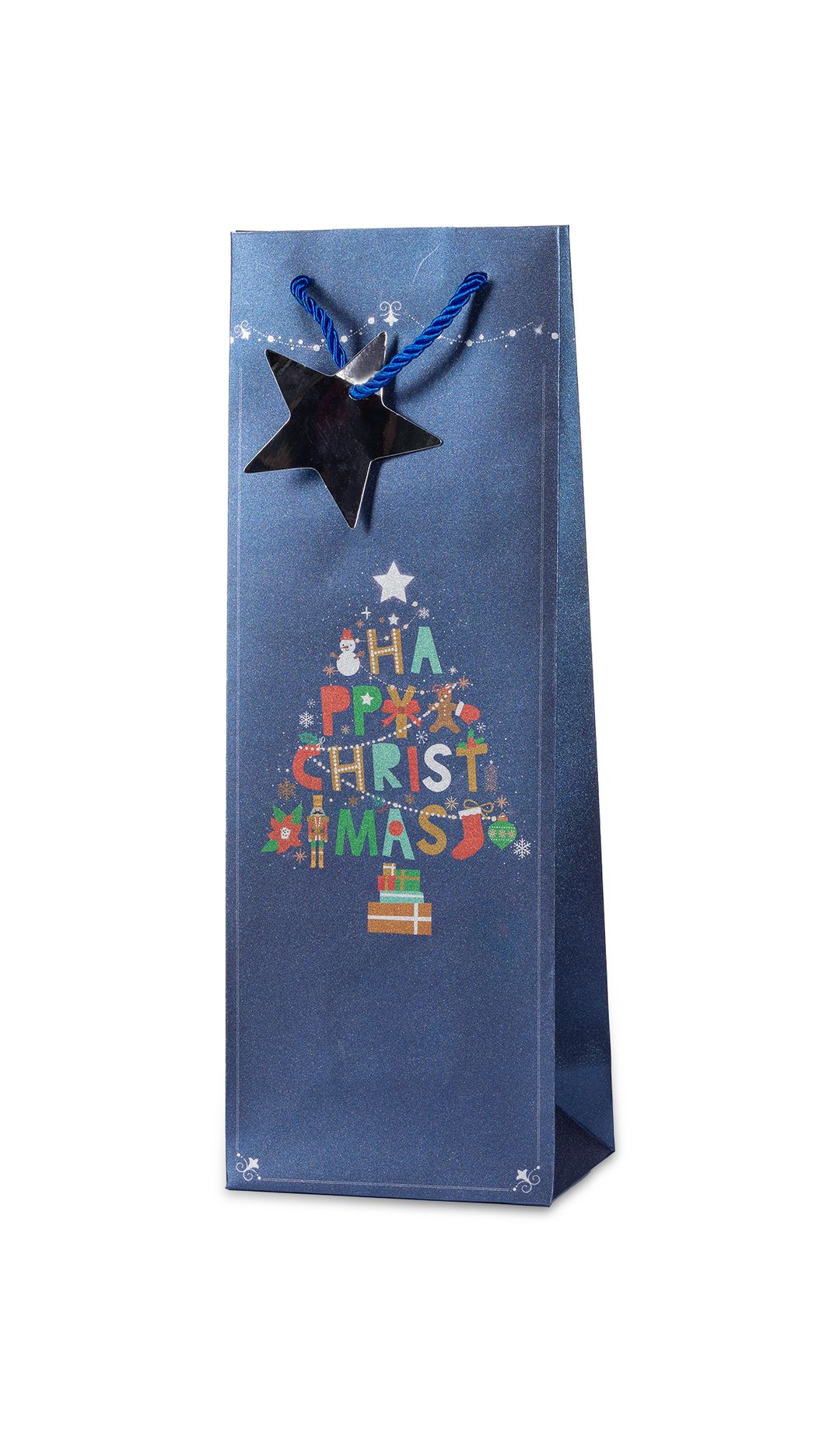 Laro Premium Weinflaschentüten Geschenktüten Weihnachten 10/20/40/100stk Large