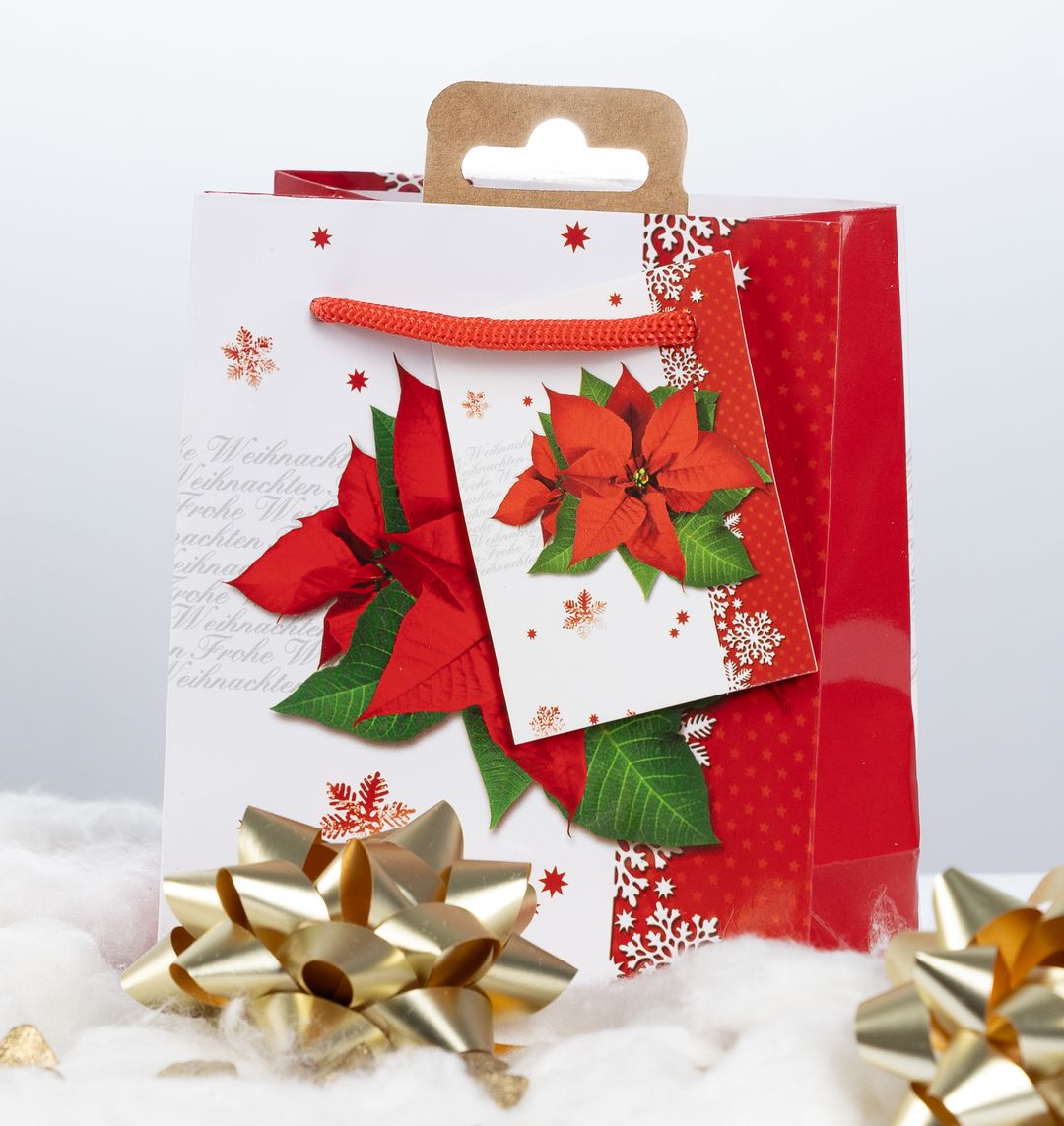 Laro Premium Geschenktaschen Geschenktüten Weihnachten 10/20/40/100stk Mini