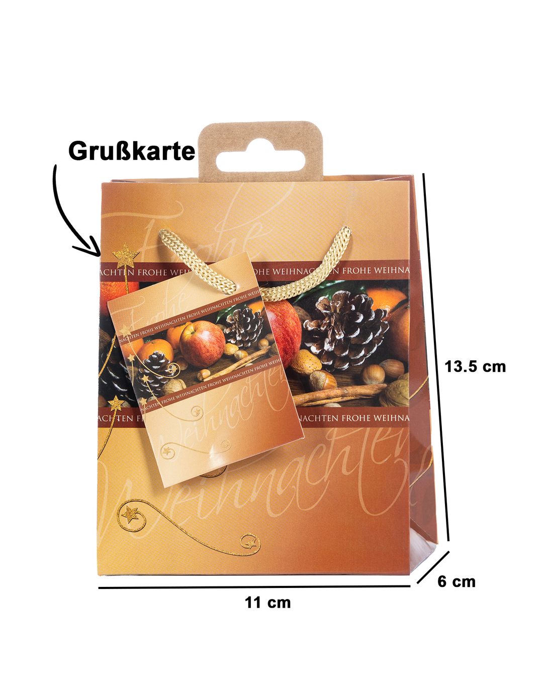 Laro Premium Geschenktaschen Geschenktüten Weihnachten 10/20/40/100stk Mini