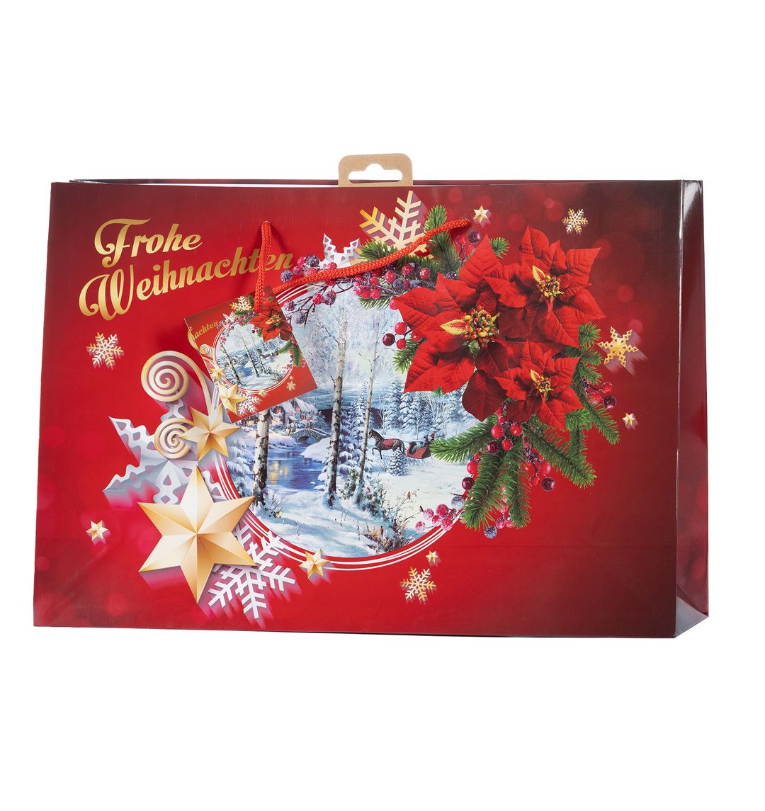 Laro Premium Geschenktaschen Geschenktüten Weihnachten 10/20/40/100stk Mini
