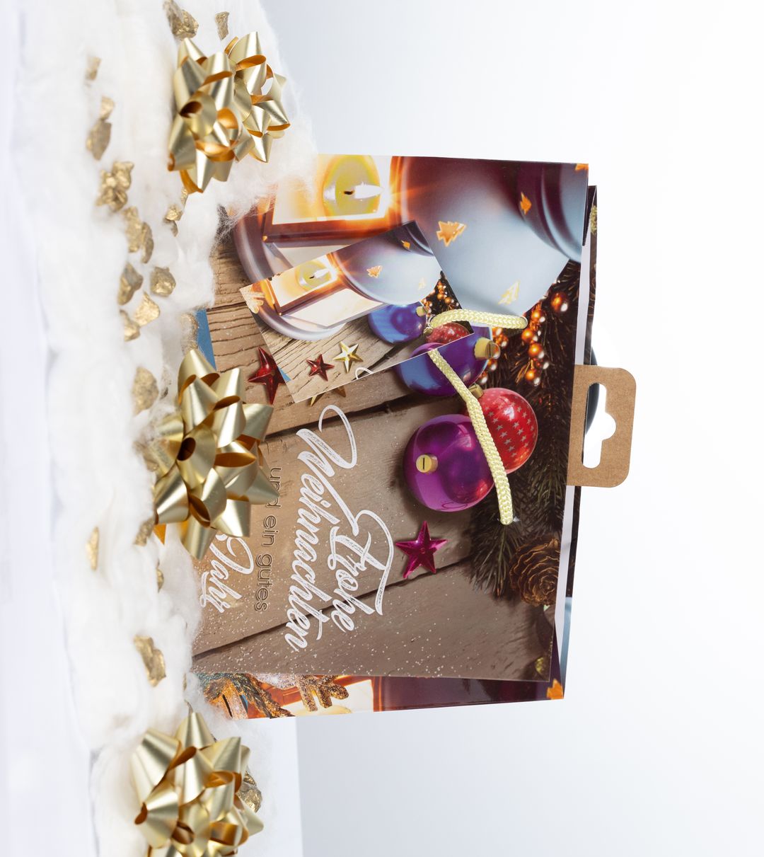Laro Premium Geschenktaschen Geschenktüten Weihnachten 10/20/40/100stk Mini