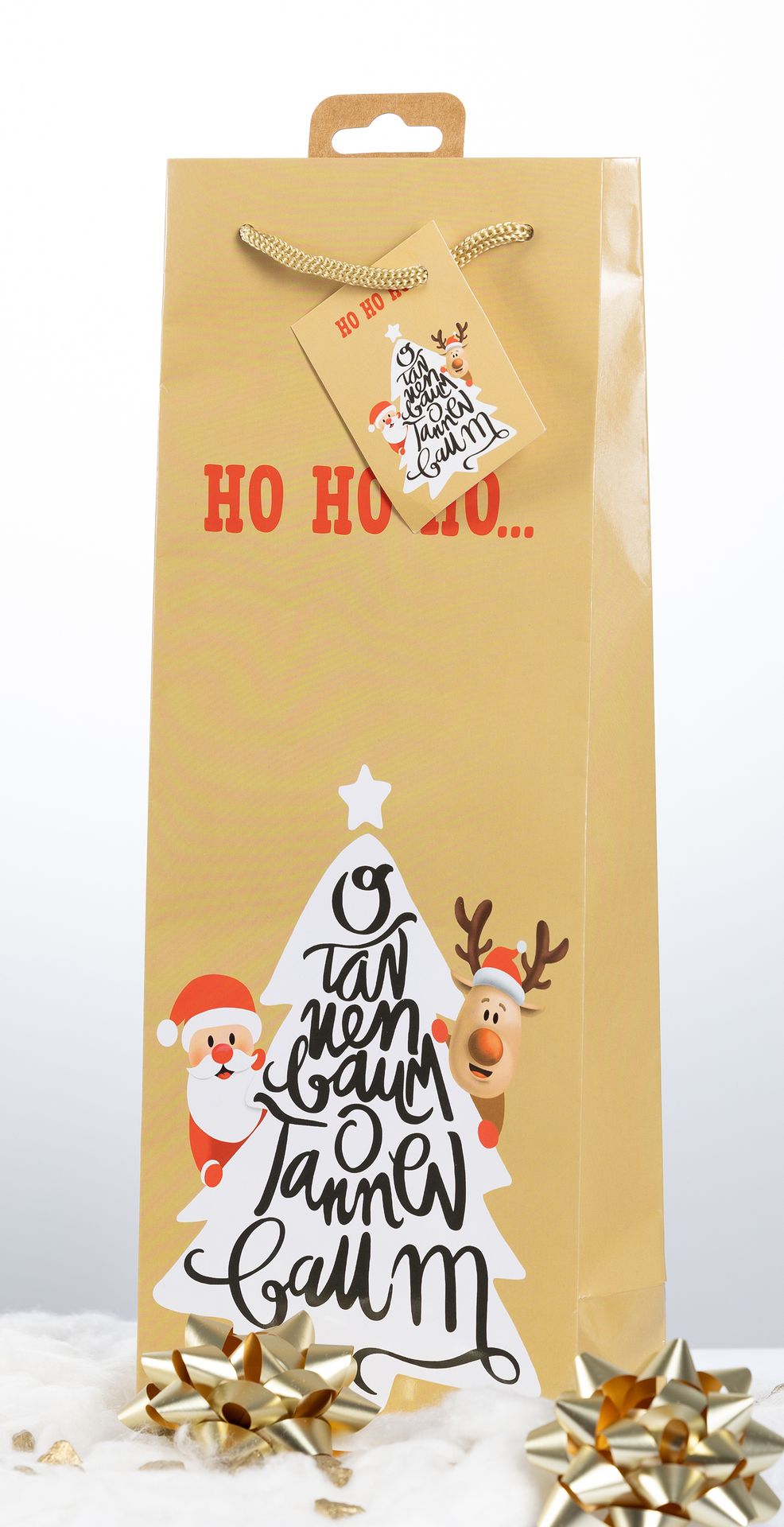 Laro Premium Weinflaschentüten Geschenktüten Weihnachten10/20/40/100st