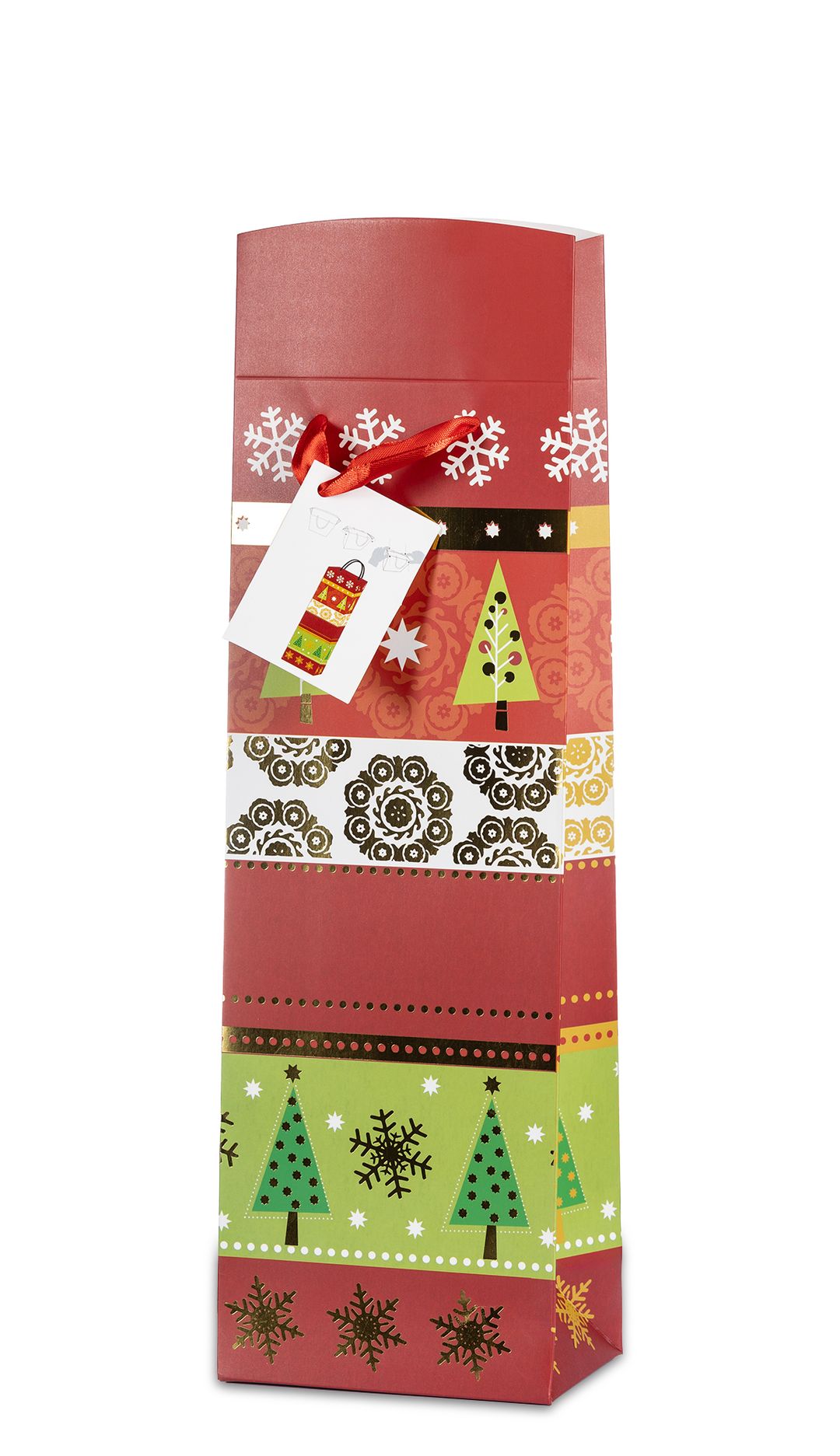 Laro Premium Weinflaschentüten Geschenktüten Weihnachten 10/20/40/100stk Large