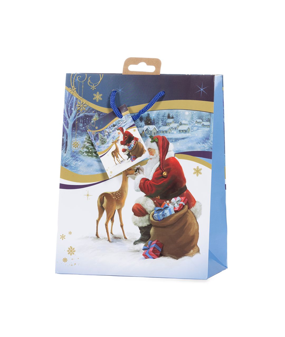 Laro Premium Geschenktaschen Geschenktüten Weihnachten 10/20/40/100stk Medium