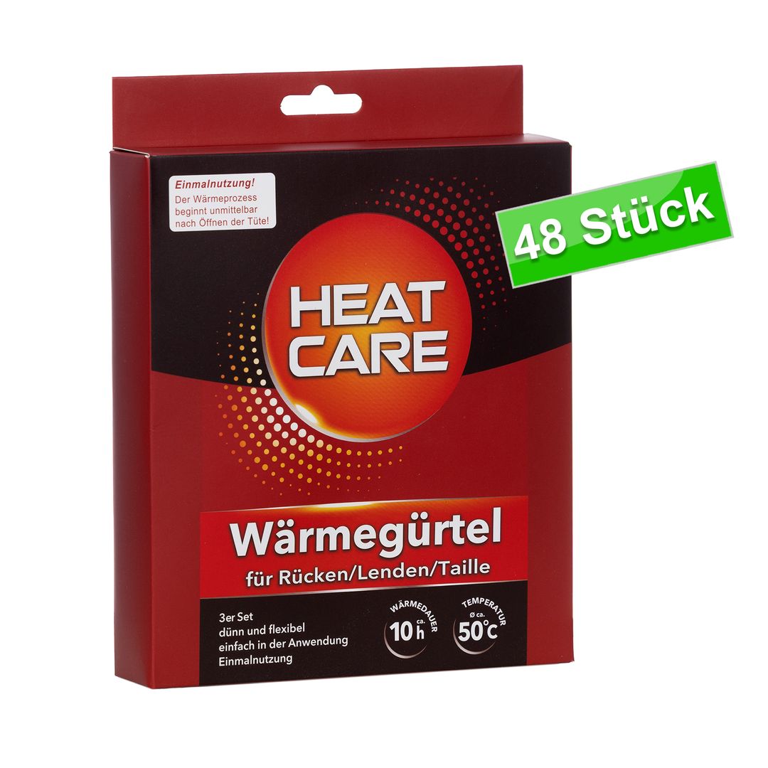 LARO Wärmegürtel 48 Stk S-XL – 10 h Wärme für Rücken & Bauch