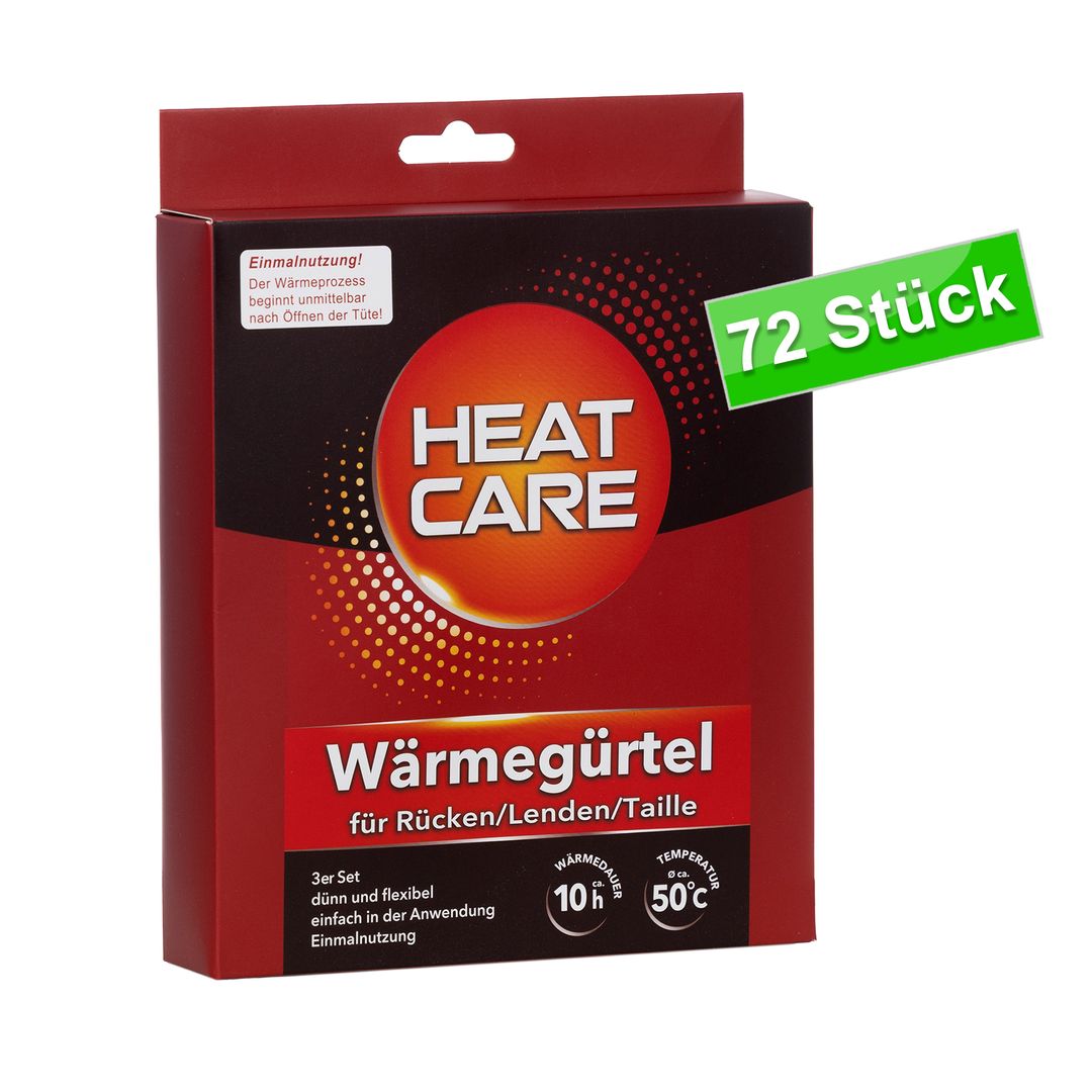 LARO Wärmegürtel 72 Stk S-XL – 10 h Wärme für Rücken & Bauch