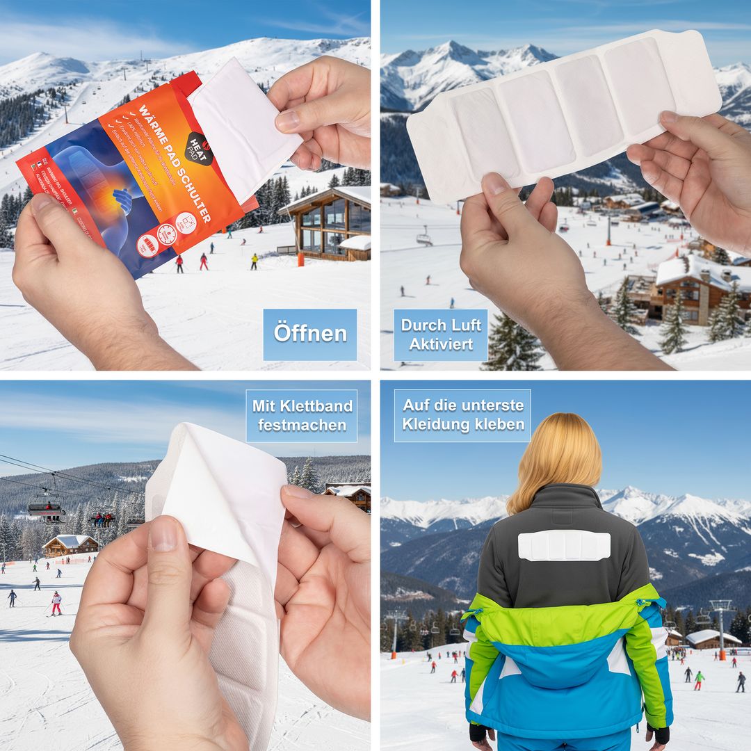 LARO Schulter Wärmepflaster 10–200 Stk – 8 h Wärme & Entspannung