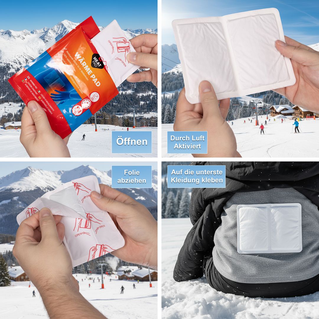 LARO XXL Wärmepflaster 80 Stk – 8 h Wärme für Rücken & Muskeln