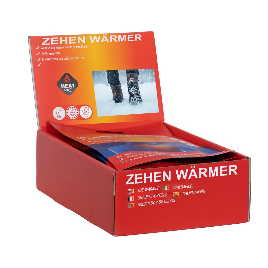 LARO Zehenwärmer 320 Paar – 8 h Wärme für Füße & Schuhe