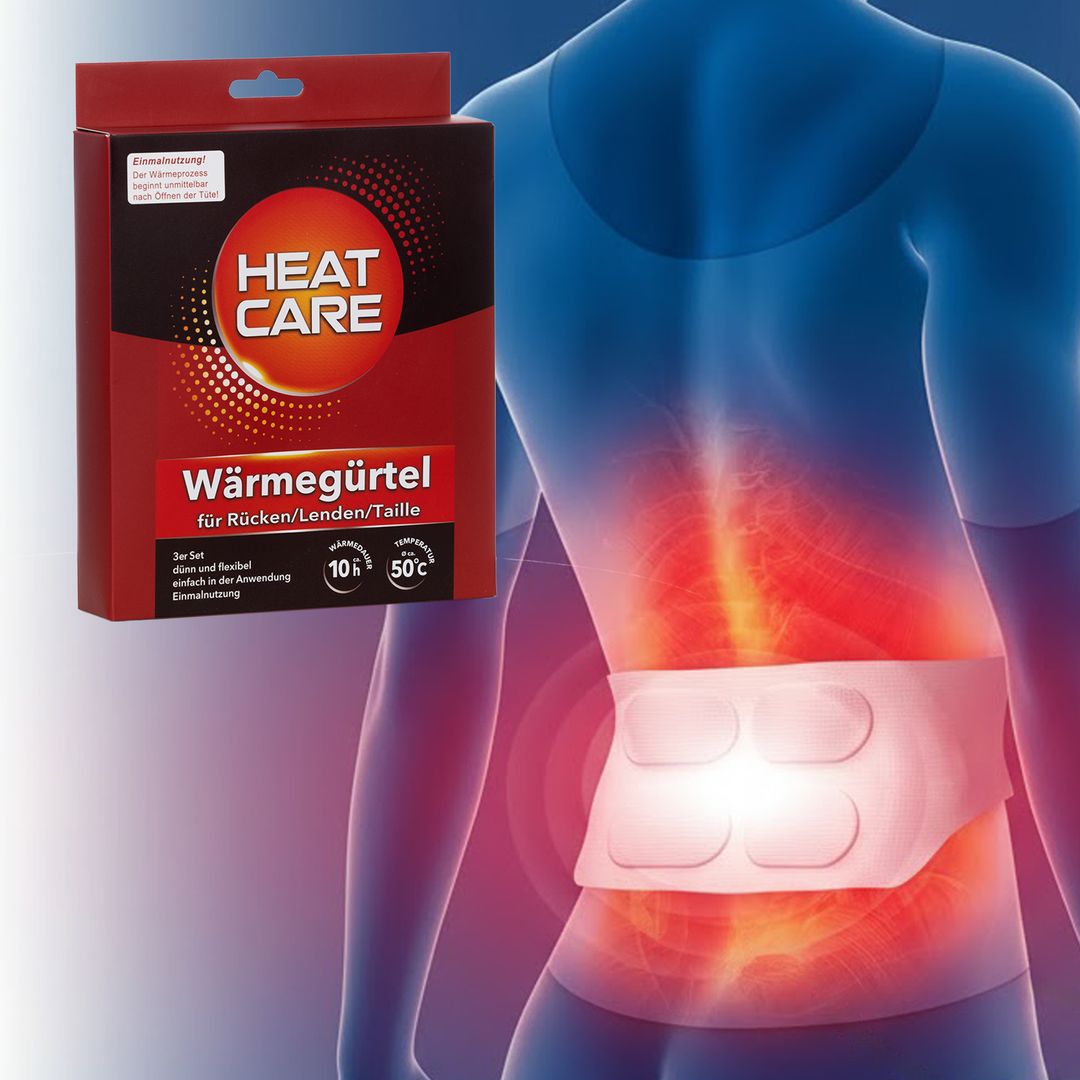 LARO Wärmegürtel 12 Stk S-XL – 10 h Wärme für Rücken & Bauch