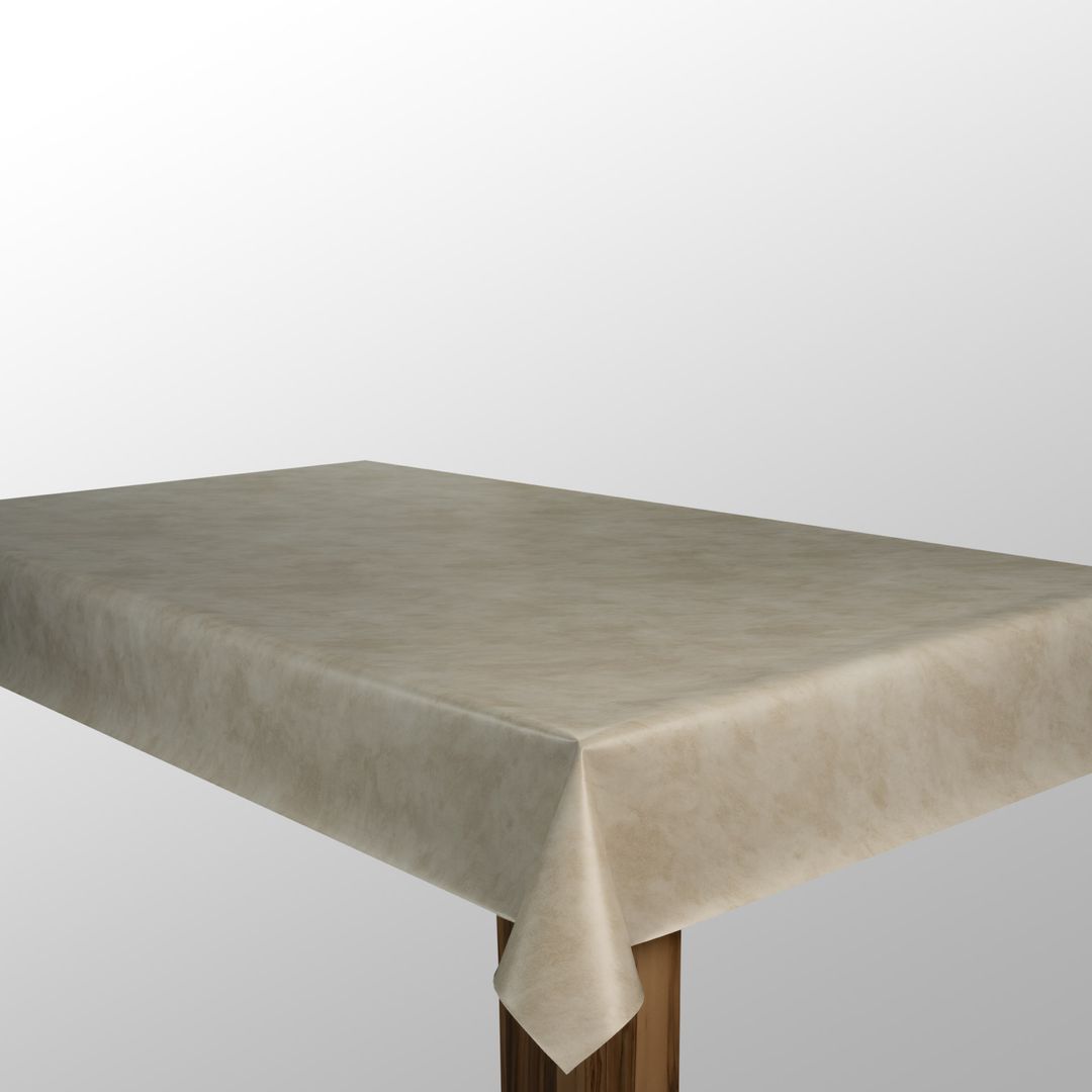 Wachstuch-Tischdecken Beige Grau Metallic rechteckig