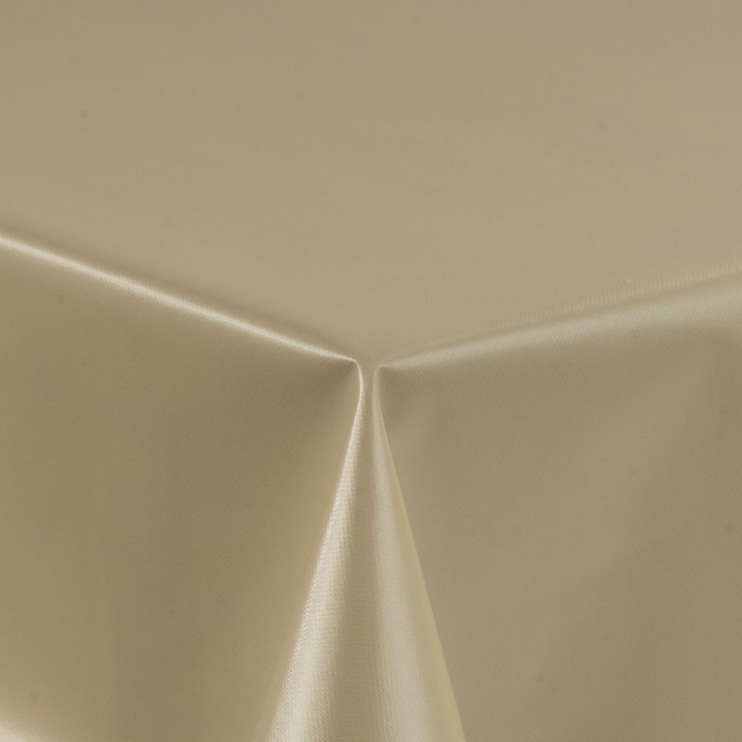 Wachstuch-Tischdecken Beige Hochglanz rechteckig