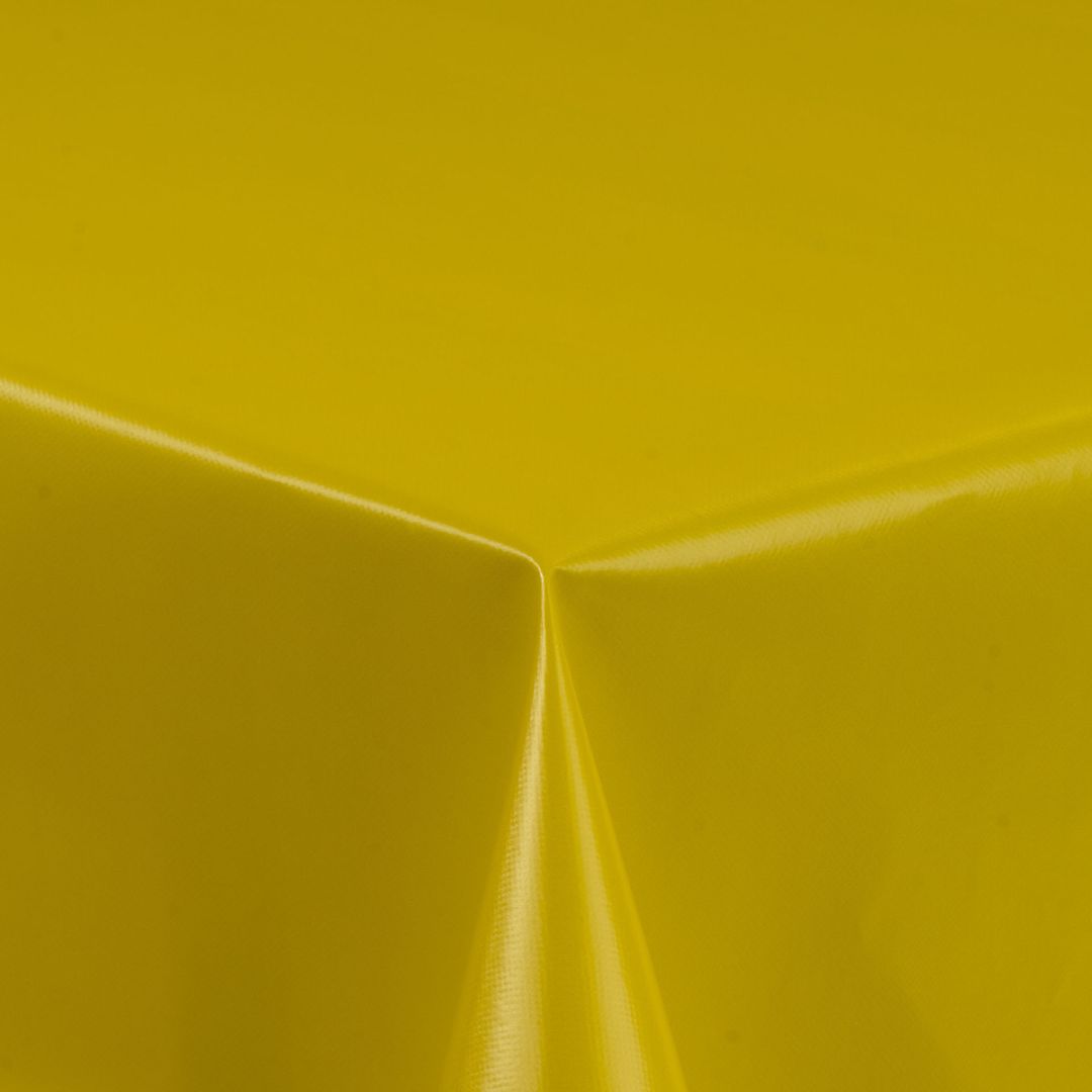 Wachstuch-Tischdecken Gelb Metallic rechteckig