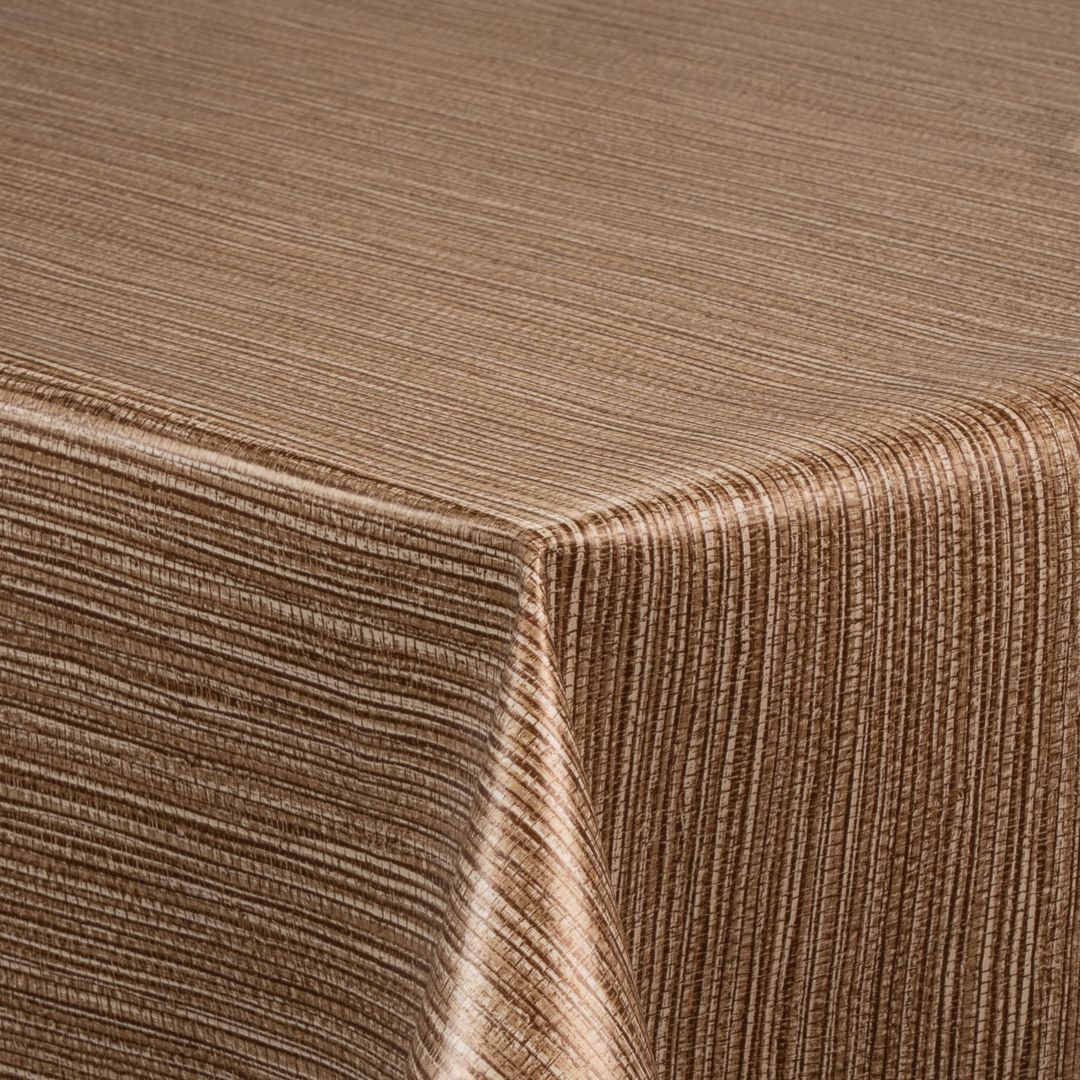Wachstuch-Tischdecken Holzoptik braun beige rechteckig