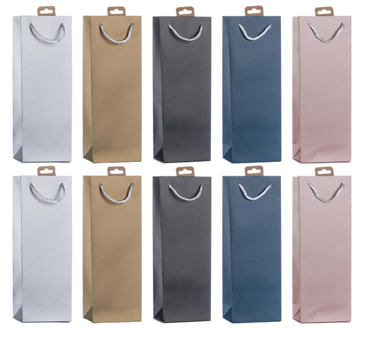 Laro Premium Flaschentüten 10-100 Stk - Exklusive Verpackung für besondere Flaschengeschenke