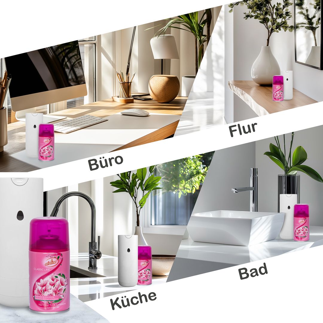 Laro Magnolie/Kirschblüte Raumduftspray Nachfüller für automatische Duftspender