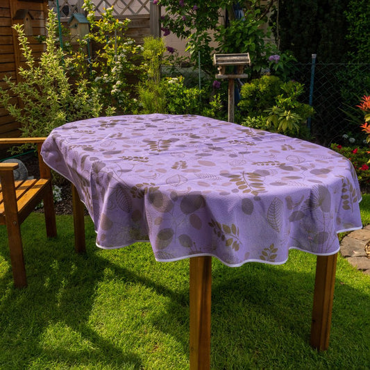 laro Gartentischdecke Wetterfest Rutschfest Oval