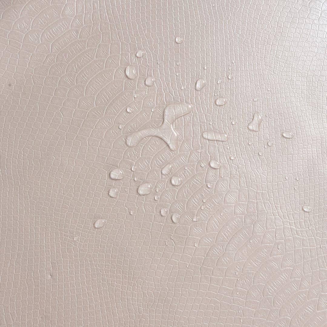 laro Wachstuch-Tischdecke Gartentischdecke Rosa Hochglanz Lederoptik