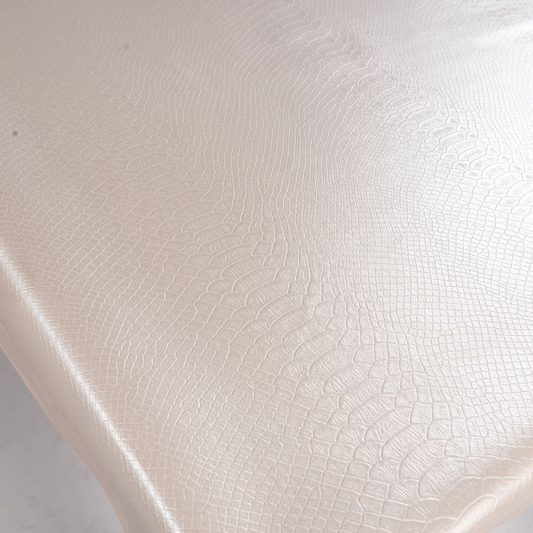 laro Wachstuch-Tischdecke Gartentischdecke Rosa Hochglanz Lederoptik