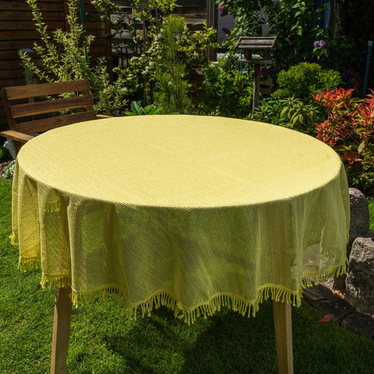 laro Gartentischdecke Wetterfest Rutschfest Rund